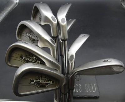 Set 8x Callaway Big Bertha X-12 Pro Series Eisen 3-PW Regular Stahlschäfte*