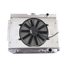 3 Row Alum Rad Wshroud Fan 59-65 Impala Belair Elcamino Chevelle Biscayne Cc281