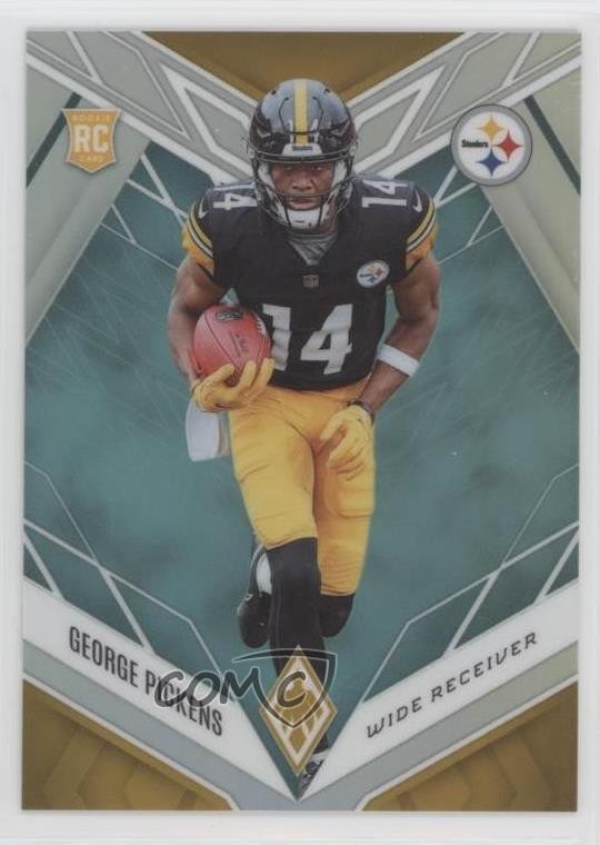 2022 Panini Phoenix Rookies Teal 16/150 George Pickens #123 Rookie RC 10w9