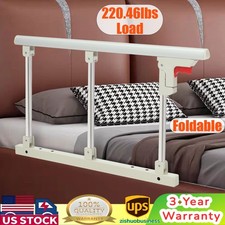 Foldable Bed Safety Rail - Enhance Bedside Security and Stability