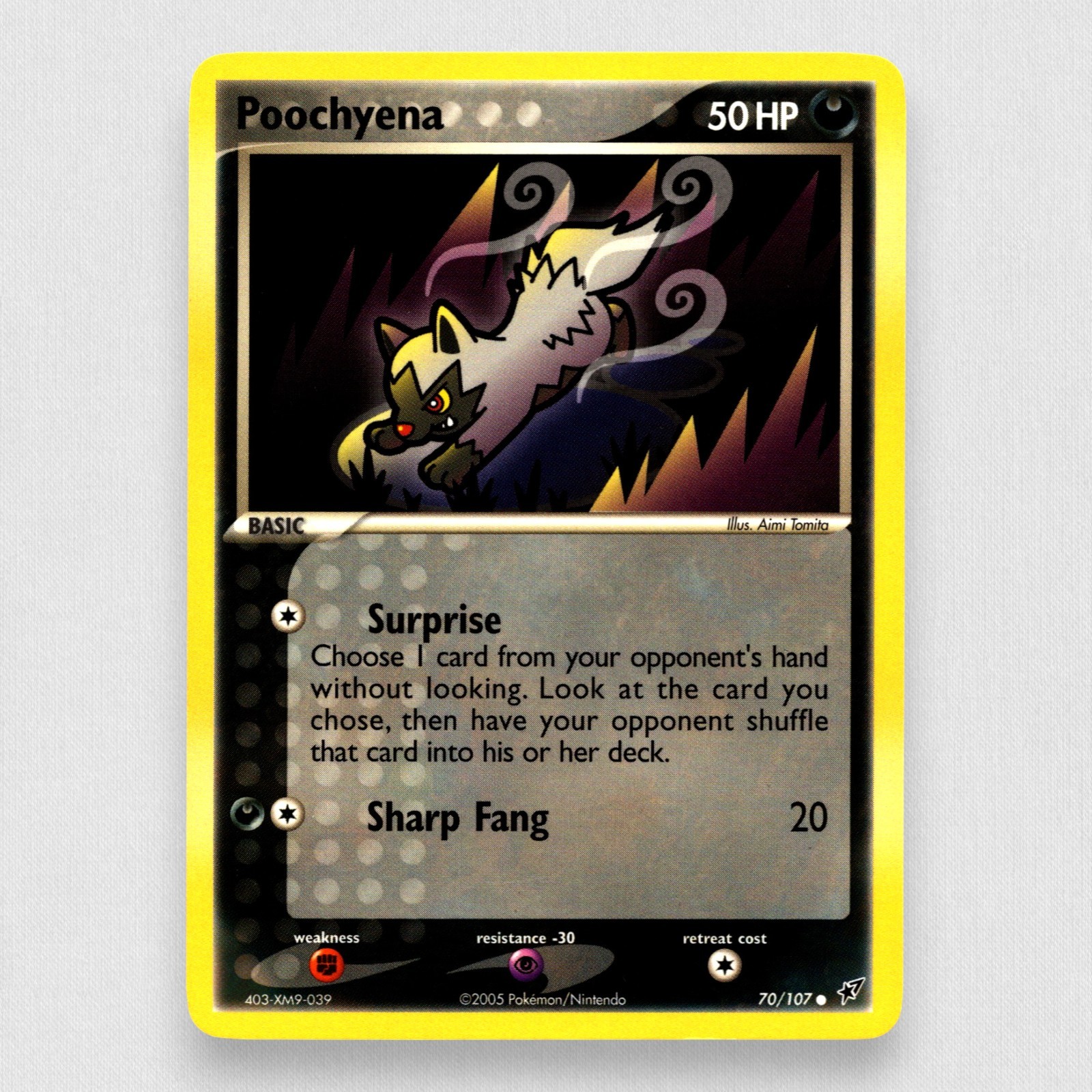 Poochyena 70/107 Deoxys Regular Pokemon TCG NM