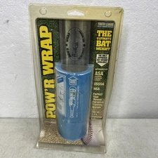 Pow'r Wrap Bat Weight for Softball Youth, 16 Ounces, Blue, Fits 2 ¼ Inch Diam...