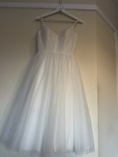 Short Wedding Dress Size 8 3 Separate Pieces Excellent Condition