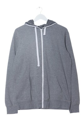 FSBN Kapuzensweatshirt Damen Sweat Gr. DE 42 hellgrau sportlicher Stil