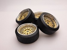 1:12 SD Felgen 16 Zoll "ALU" BBS LM gold 48,5mm Modellauto Tuning