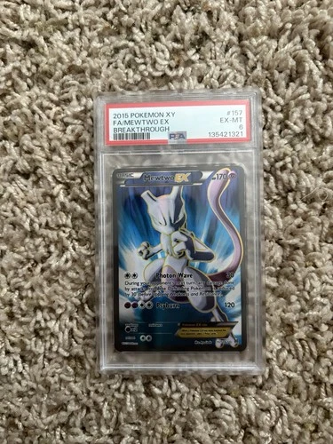 Mewtwo EX (157 Full Art) 157/162 Breakthrough Holo PSA 6
