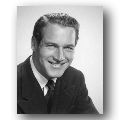 Paul Newman Photo 8x10 20th Century Fox Studio Portrait 1959 B&W Headshot