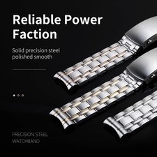 For Omega Seamaster 44mm Series 21mm Solid Steel Watch Bracelet Band Strap