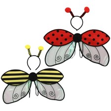 1Set Fairy Butterfly Wing Carnival Insect Wings Comfortable Headband Cosplay