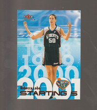 rebecca lobo 2001 wnba starting 5,uconn,ncaa,connecticut sun card # 4,espn,abc t