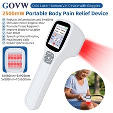 Class 4 Cold Laser Therapy for Knees Body Pain LLLT Device Wound Healing 2500mW