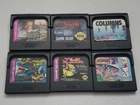Lot of 6 - Sega Game Gear - Cart Only - Untested