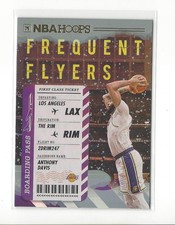 2020-21 Hoops Frequent Flyers Winter Holo #5 Anthony Davis Lakers
