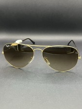 Ray-Ban RB3025 Aviator Large Metal 62mm Gold Frame Light Brown Gradient 001/51
