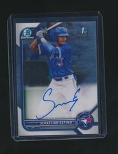 SEBASTIAN ESPINO 2022 BOWMAN CHROME 1ST RC AUTO #CPA-SE