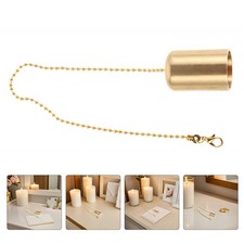 4 Pcs Copper Candle Extinguisher Cover Flame Snuffer Extinguishing