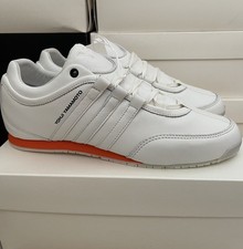 Adidas Y-3 Yohji Yamamoto Men’s Leather Trainers, White - UK 8 / US8.5 (HR1956)