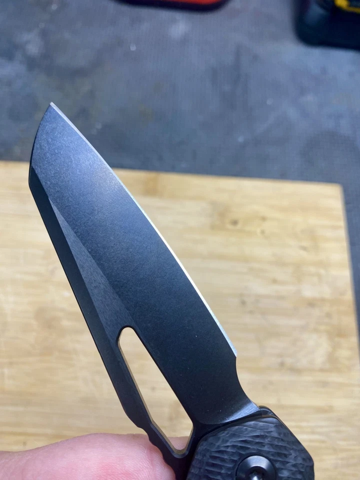 MICROTECH SIGNATURE MSI RAM-LOK! FIBRA DE CARBONO ESTRIADA, "SHADOW DLC" M390MK Foto 4 de 4