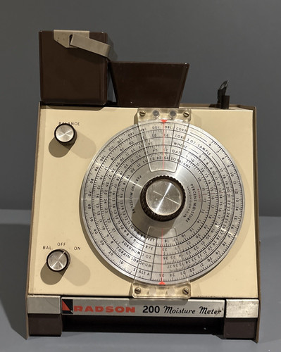 Vintage Radson 200 PB-37-2 Moisture Grain Tester Thermometer Included