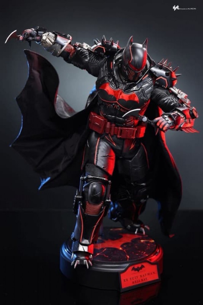 US Hot Toys VGM73 Arkham Origins Batman XE Suit Hellbat Version