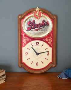 Strohs Beer Clock for sale | eBay
