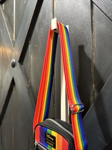 Disney Loungefly Stitch Pride Rainbow Crossbody Bag Purse Rare - NWT - Picture 6 of 12