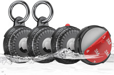 Unbreakable Holder for AirTag with Metal Keyring  AirTag Adhesive Mount, 3M VHB