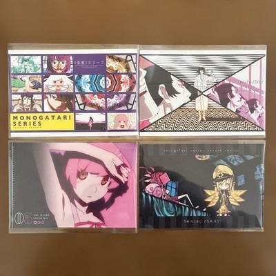 Monogatari Series 4Postcard Set  Character Illus & Scene Collages, White