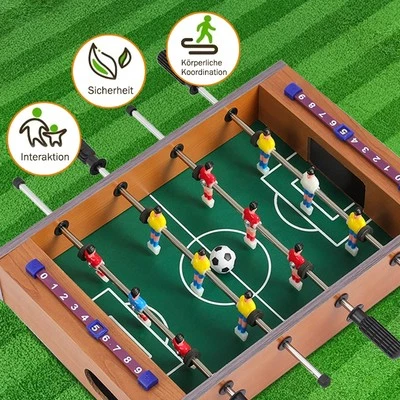 DARDVORLAG MINI Tischkicker Kickertisch Tischfußball Kicker 2 Bälle für Kinder Spieltisch