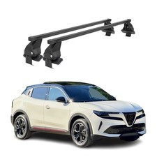 Menabo Dachträger Grundtäger für Alfa Romeo Junior 2024-25 75kg Schwarz Stahl 2x