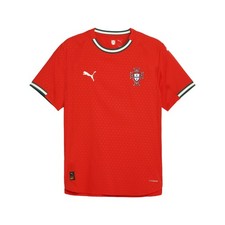 Camiseta deportiva PUMA Portugal '25 Home auténtica cuello redondo manga corta réplica para hombre talla