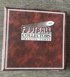 Football Sport Collection 3 Ring Binder - w/75 pages Maroon