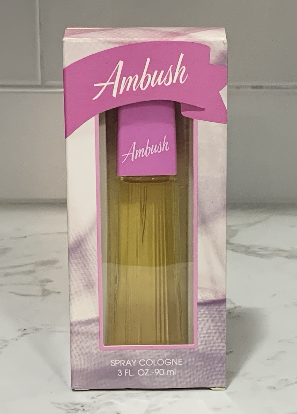 Dana ~ Ambush ~ 3 oz spray cologne, 90 ml, new in box, vintage (#m10)