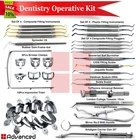 39Pcs Conventional Dentistry Kit Dental Composite Filling Restorative Instrument