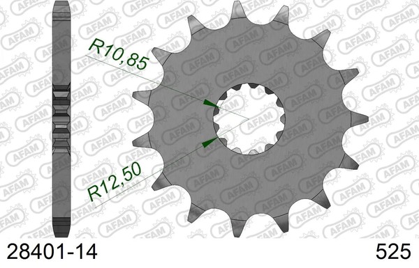 Ritzel Antriebsritzel 14-ZäHne 525-Teilung FüR Suzuki GSX-R 600 UF Bj. 2009-2016-image