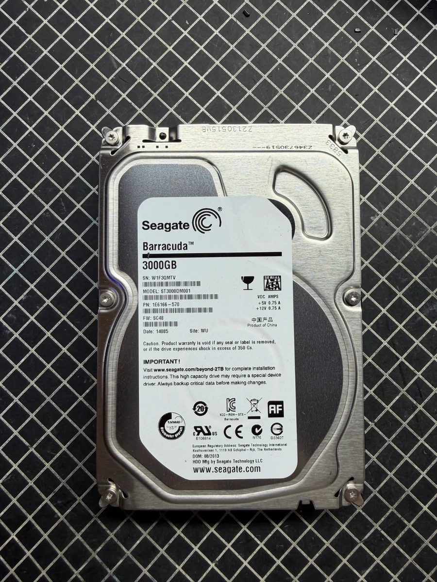 Seagate Barracuda St3000dm001 3tb for sale | eBay