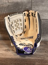 Mizuno 12" RHT Ballpark Softball Baseball Glove Mitt Gray Off White MMX 1200 NWT