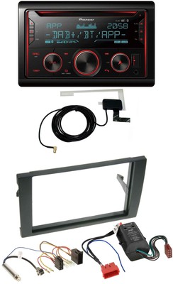 Pioneer 2DIN MP3 DAB USB CD Bluetooth Car Stereo for Audi A4 B6 B7 00-08 Bose Nude