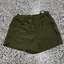 NWT DSG High Rise Woven Cargo Shorts 3 Inseam Inky Olive Womens Sz Medium