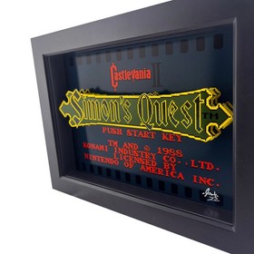Castlevania 2 Simon's Quest NES Game 3D Pop Art Print Video Game Decor 8 Bit