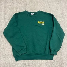 Vintage Green Bay Packers Sweatshirt Mens Large Green 1990s NFL