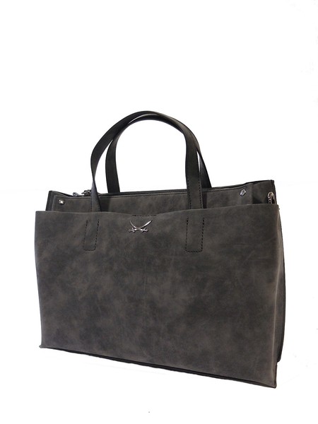 Sansibar Handtasche Schultertasche Shopper Tasche Schwarz (SB-1001), Neu-image