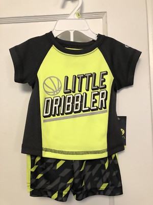 Baby XERSION 2 PC Boys Short Set Outfit Top+ ShortS 3 MONTH LITTLE DRIBBLER