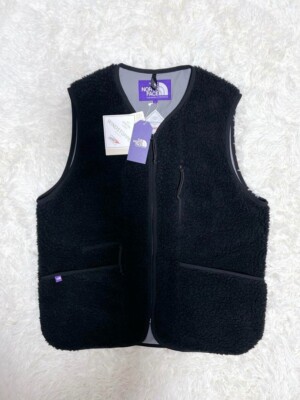 THE NORTH FACE PURPLE LABEL Wool Boa WINDSTOPPER Field Vest THE NORTH FACE PURPLE LABEL Wool Boa WINDSTOPPER Field Vest