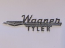 VTG Wagner Cadillac Tyler Texas Metal Dealership Badge Emblem Tag Trunk Logo TX