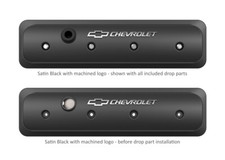 Holley Stain Black Machined Sbc Center Bolt Valve Cover For Zz6 Vortec Holley Stain Black Machined Sbc Center Bolt Valve Cover For Zz6 Vortec