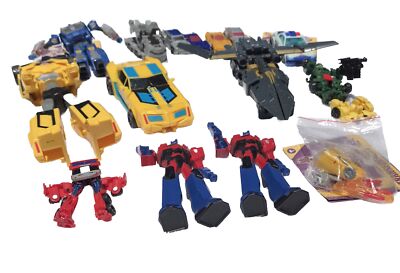 Transformers Preowned Bulk X16 2000s Auto bots Decepticons Figurine Toys Hasbro