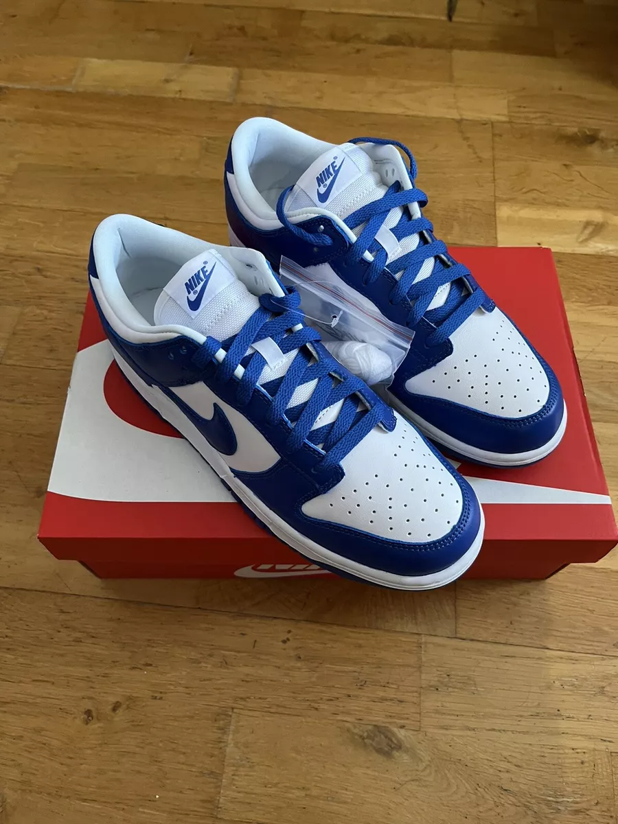 Nike Dunk Low SP Kentucky Varsity Royal White Uk8.5 Us9.5 Brand New With Box