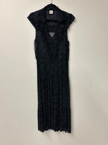 HUSK Mirage High Neck Midi Dress in Black Size 14 AU RRP 599 WITH DEFECTS - Picture 4 of 7