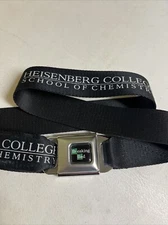“BREAKING BAD” SEATBELT BELT BY BUCKLE DOWN Heisenberg College School Chem